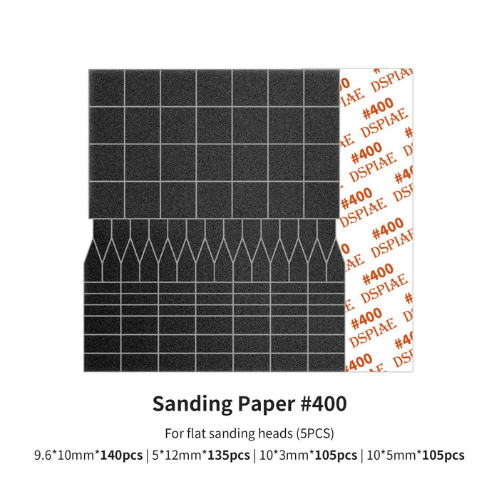 SP-ES04 Sanding Paper for Flat Reciprocating Sanding Head #400