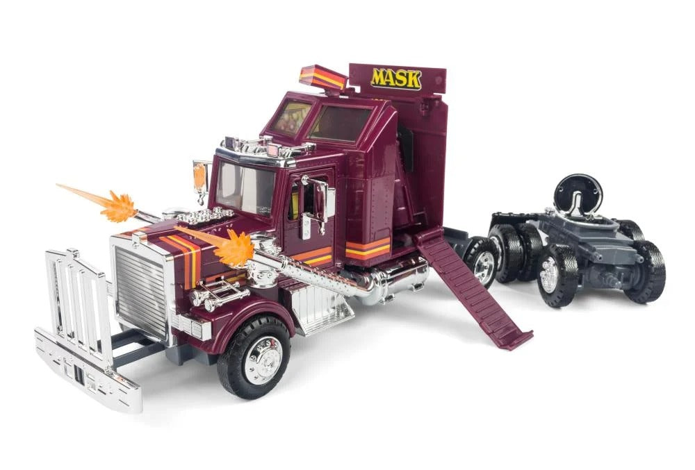 M.A.S.K. Mobile Defense Unit Vehicle with Matt Tracker & Bruce Sato Action Figures