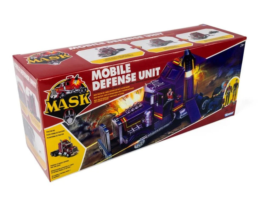 M.A.S.K. Mobile Defense Unit Vehicle with Matt Tracker & Bruce Sato Action Figures