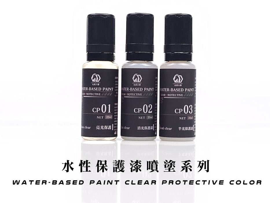 CP-02 Flat Clear Top Coat 20ML (Water Based) - Air Brush