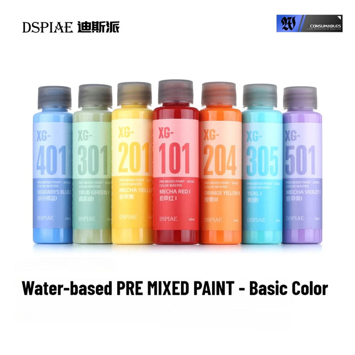 DSPIAE Water Based Pre-Mixed Paint 50ML