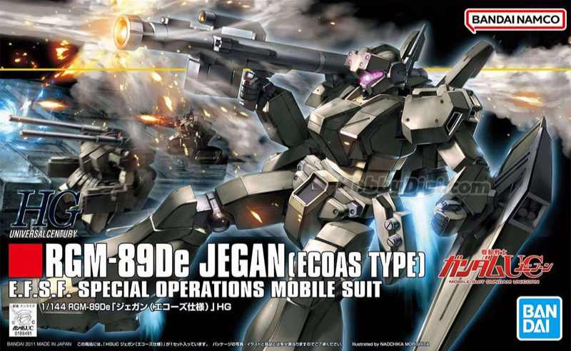 1/144 HGUC RGM-89De Jegan (ECOAS Type)