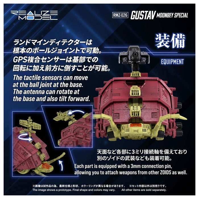 1/100 Zoids Realize Model RMZ-026 - Gustav Moonbey Special