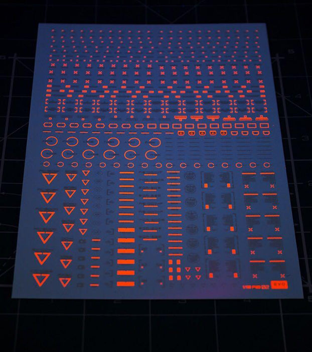 Evolution Studio RB02 - Red UV Water Decals