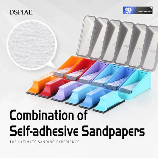 XSP-S01 Self-Adhesive Sandpaper Set (#400 #600 #800 #1000 #1200 #1500)