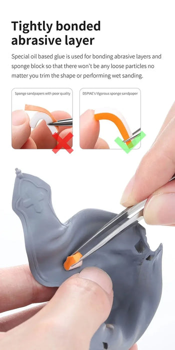 XSS-S01 Sanding Sponge Set (#400 #600 #800 #1000 #1200 #1500 #2000)