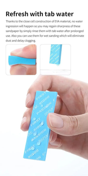 XSS-S01 Sanding Sponge Set (#400 #600 #800 #1000 #1200 #1500 #2000)