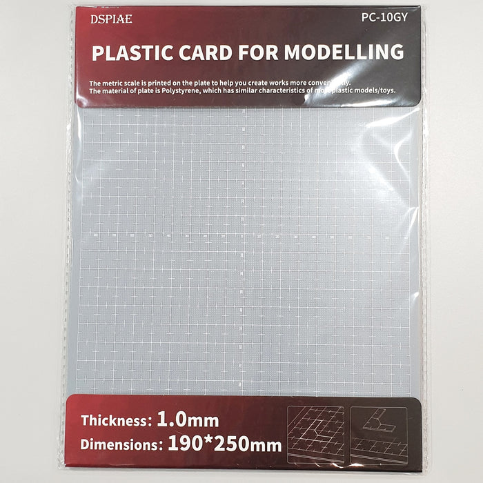 PC-10GY Plastic Card Pla Plate 1.0 mm