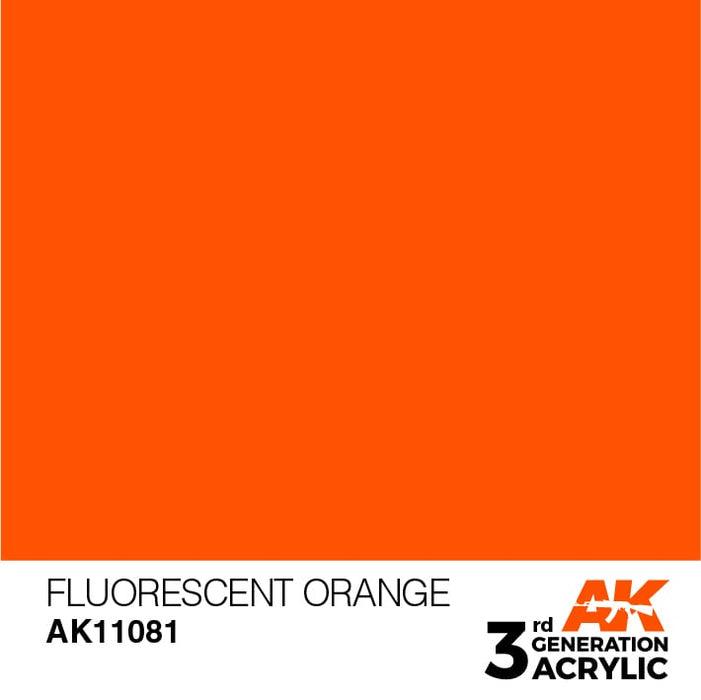 AK11081 Fluorescent Orange 17ml