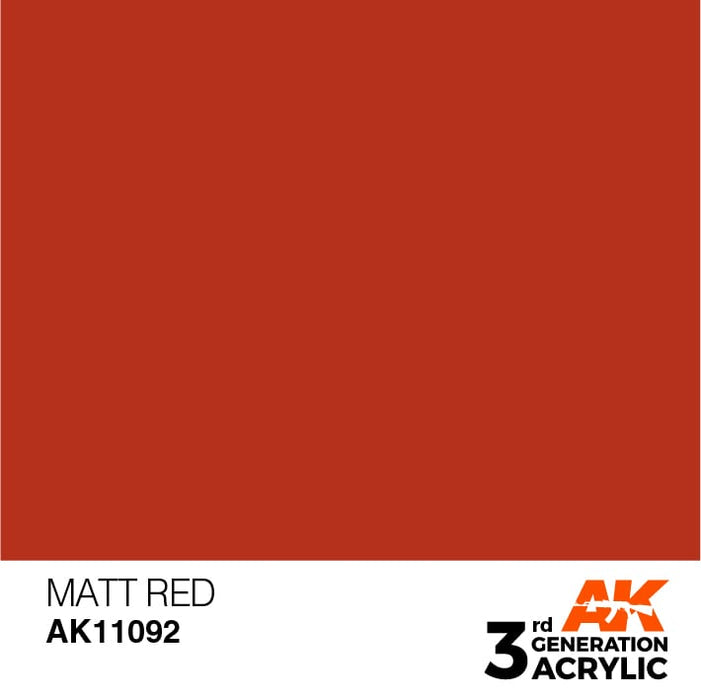 AK11092 Matt Red 17ml