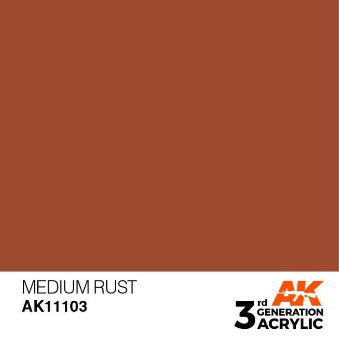AK11103 Medium Rust 17ml