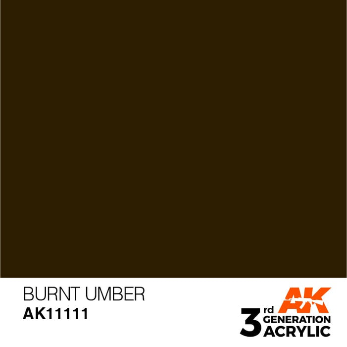 AK11111 Burnt Umber 17ml