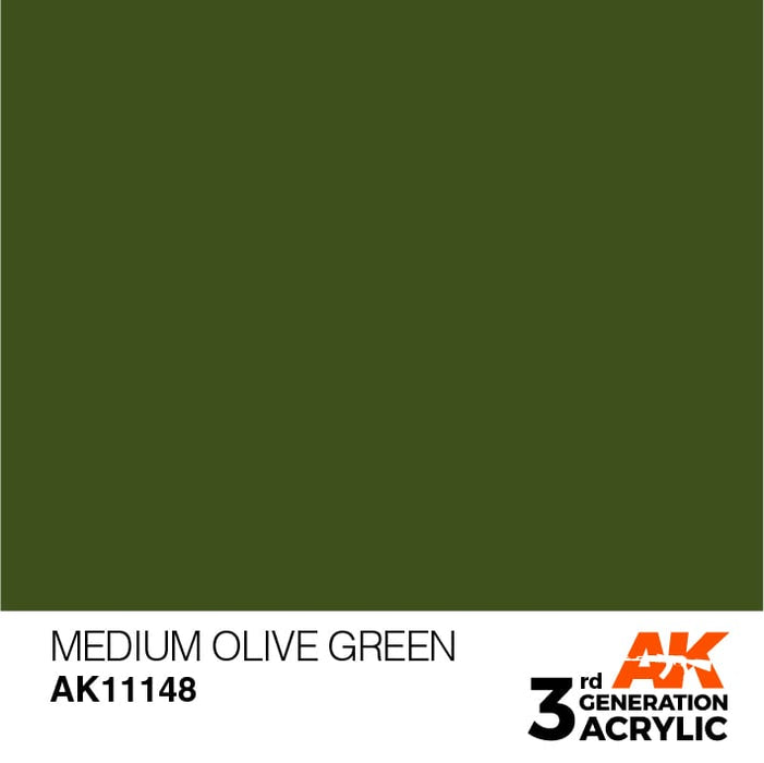 AK11148 Medium Olive Green 17ml