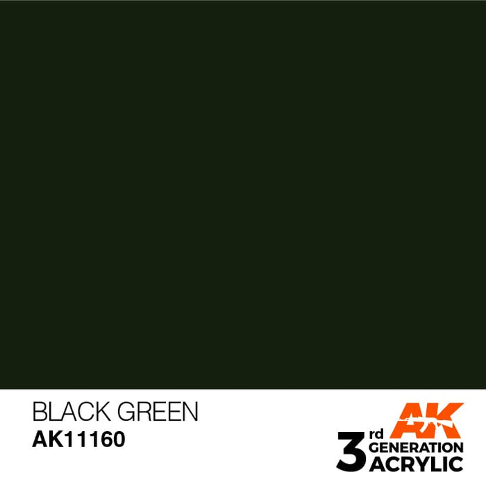 AK11160 Black Green 17ml