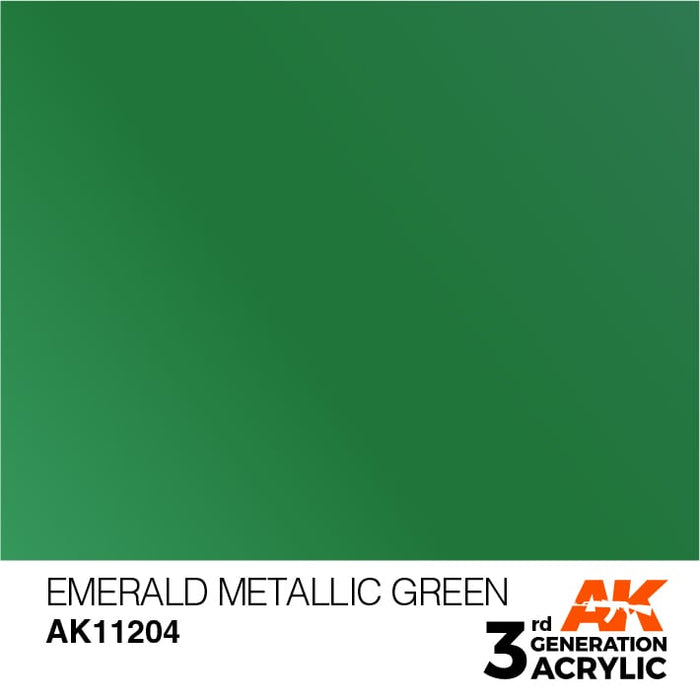 AK11204 Emerald Metallic Green 17ml
