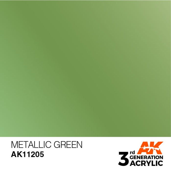 AK11205 Metallic Green 17ml