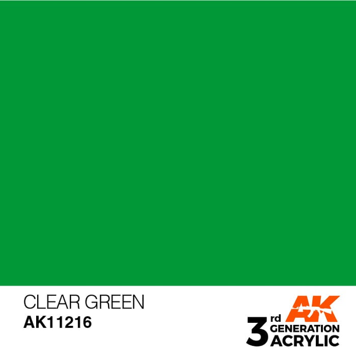 AK11216 Clear Green 17ml