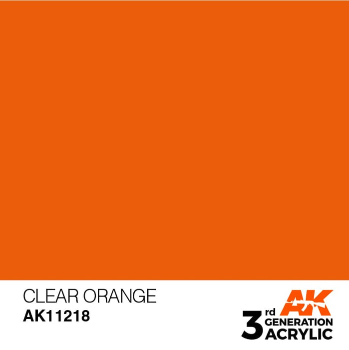 AK11218 Clear Orange 17ml