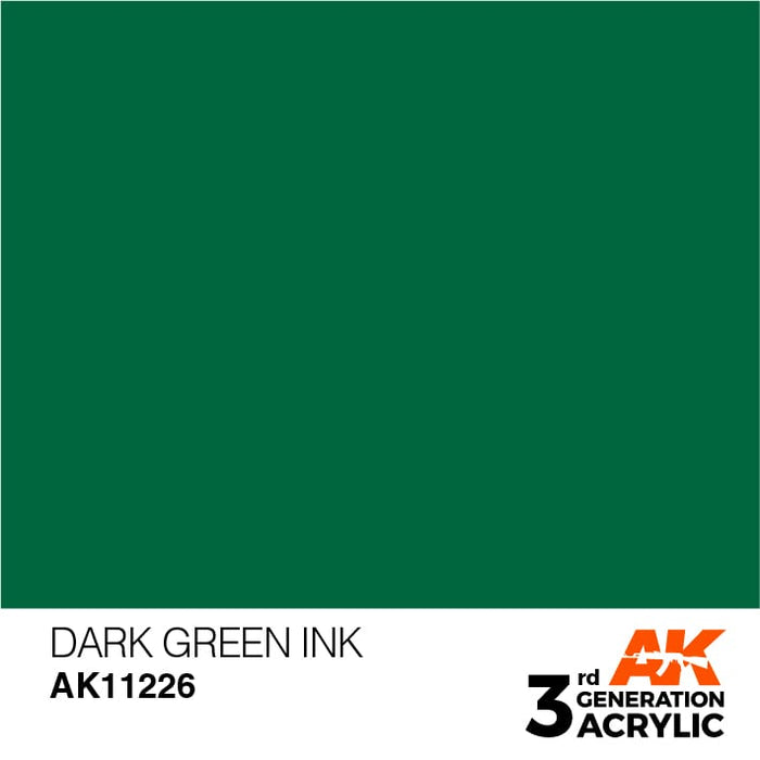 AK11226 Dark Green INK 17ml