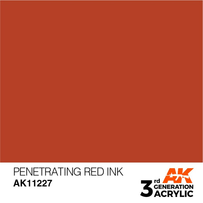 AK11227 Penetrating Red INK 17ml