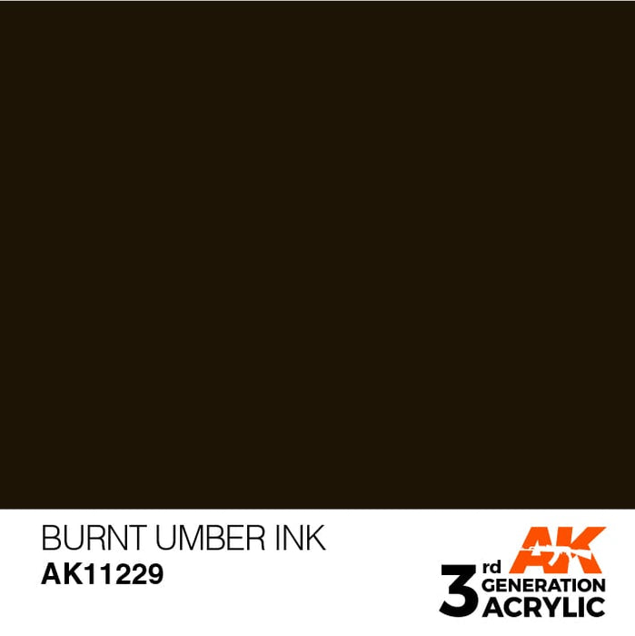 AK11229 Burnt Umber INK 17 ml