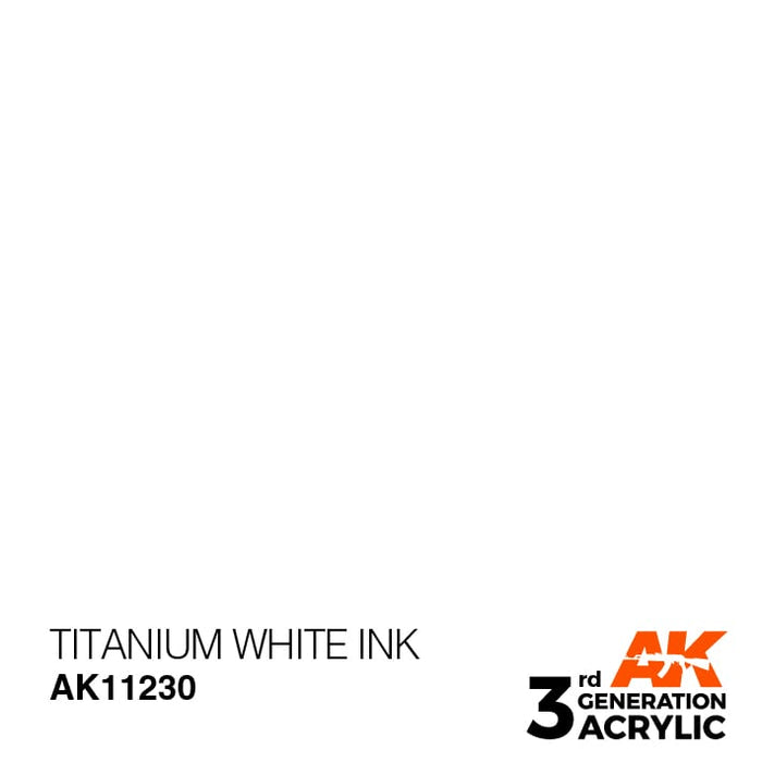 AK11230 Titanium White INK 17ml