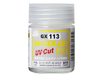 GX113 MR SUPER UV CUT FLAT (Solvent Based)