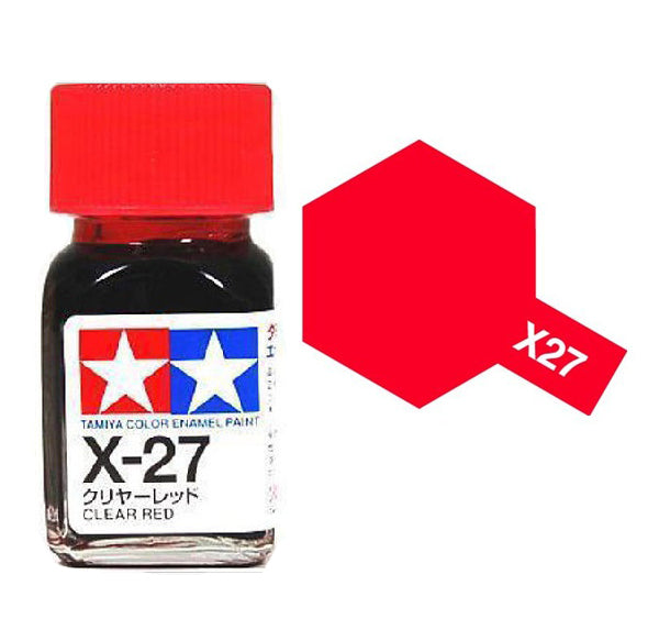 Tamiya Enamel X-27 Clear Red Gloss