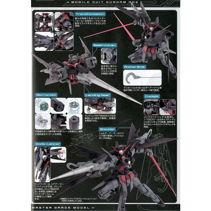 1/100 MG Gundam AGE-2 Dark Hound