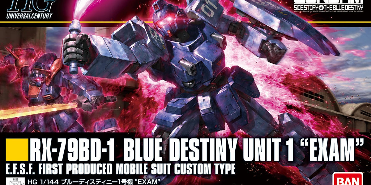 1/144 HGUC RX-79BD-1 Blue Destiny Unit 1 EXAM — Ani Mecha