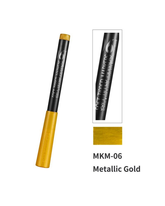 Dspiae Soft Tip Marker - MKM-06 Metallic Gold