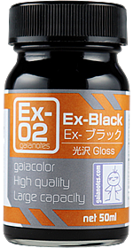 Gaianotes Ex-02 Ex-Black (50ml) - Solvent Based