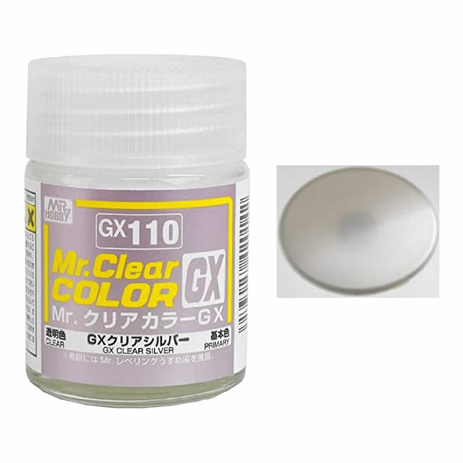GX110 GX DEEP CLEAR SILVER (Solvent Based)
