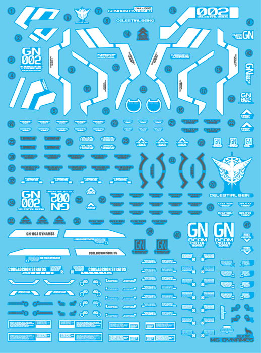 MG DYNAMES WATER DECAL