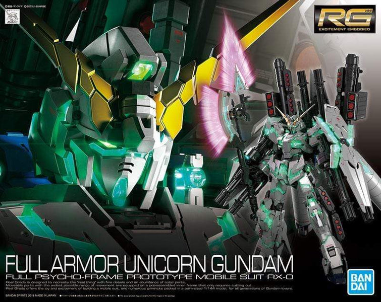 RG FULL ARMOR UNICORN GUNDAM 新品 1/144 RG FULL ARMOR UNICORN GUNDAM — Ani Mecha