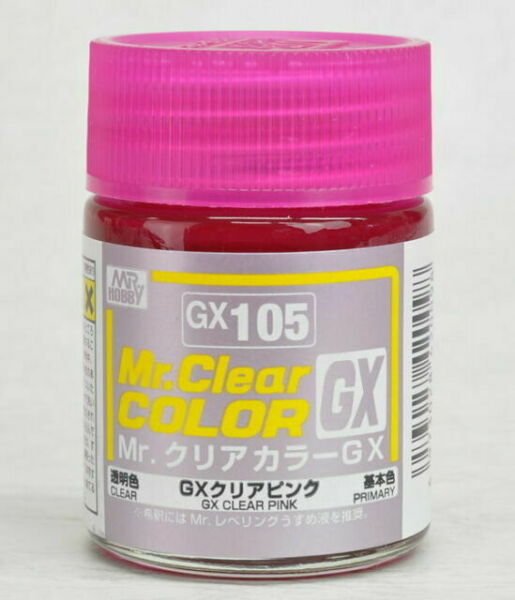 GX105 GX DEEP CLEAR PINK (Solvent Based)